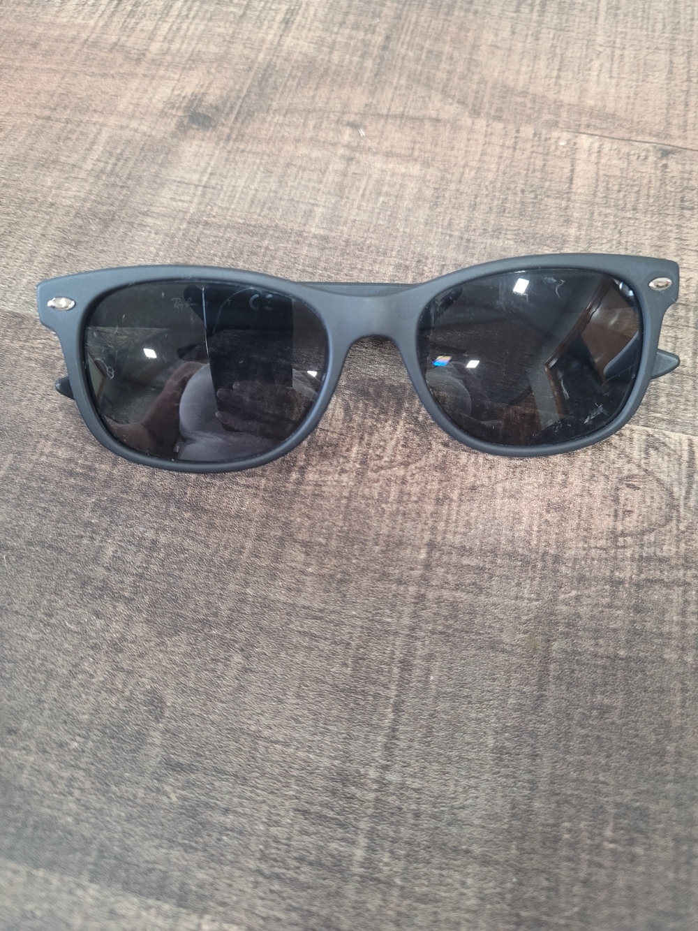 Rayban Classic Black Wayfarer-Style Sunglasses